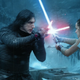 Kylo Ren and Ren doing battle.